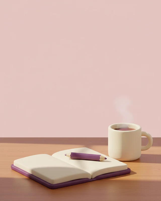 a daily check-in, gentle and brief