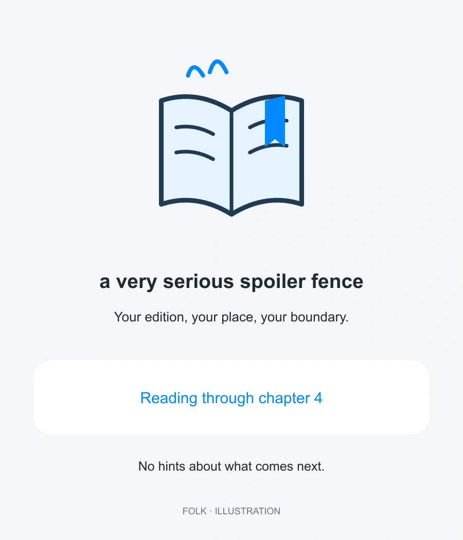 a very serious spoiler fence
